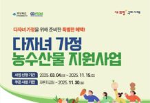 구미시, 다자녀가정에 최대 10만원 농수산물 쿠폰 지원